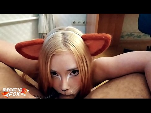 ❤️ Kitsune اس کے منہ میں ڈک اور سہ نگل ❤  سیکس  ❌️